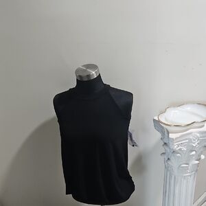 Elegant Black Sleeveless "Be Bold" Top